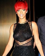 Pierced Rihanna