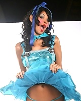 Karla Spice is a sexy sequined doll